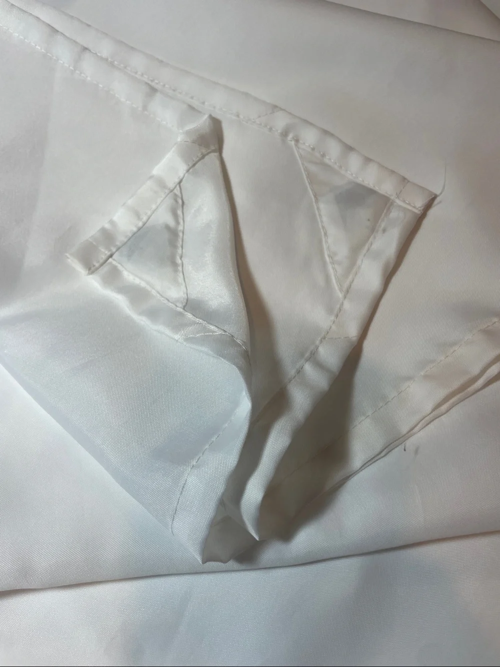 Sonoma silky white shower curtain. Standard size